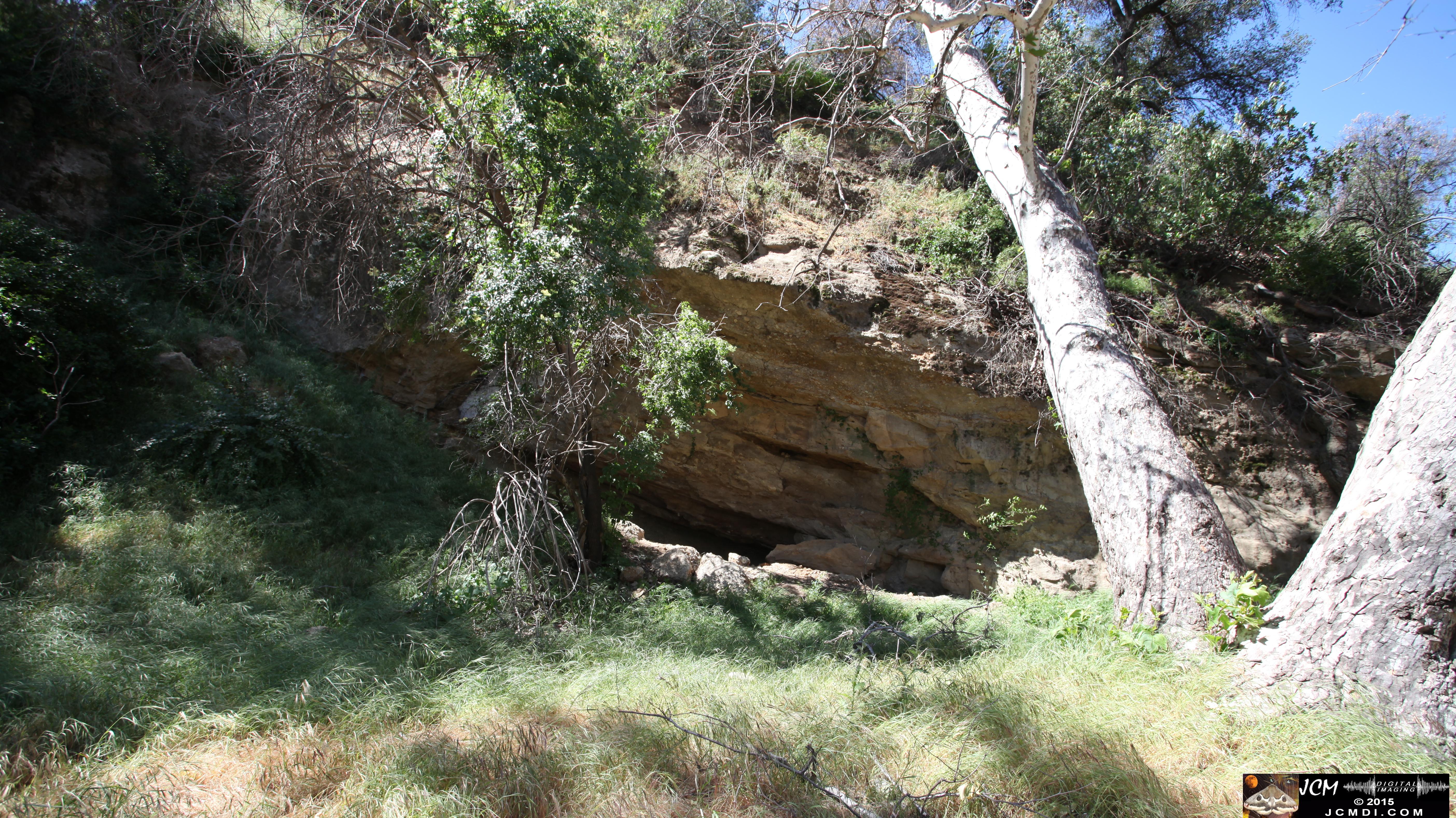 Whitney Canyon Hike cave overhang